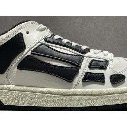 GT Amiri Skel Top low Top Sneakers White Black