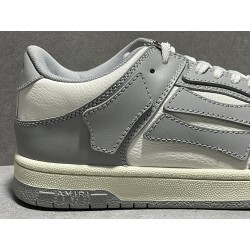 GT Amiri Skel Top low Top Sneakers Grey White