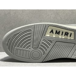 GT Amiri Skel Top low Top Sneakers Grey White