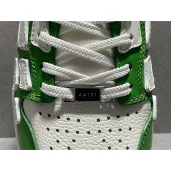 GT Amiri Skel Top low Top Sneakers White Green