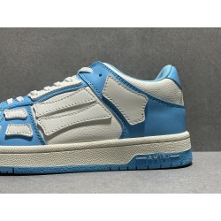 GT Amiri Skel Top low Top Sneakers Powder Blue White