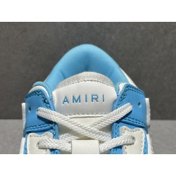 GT Amiri Skel Top low Top Sneakers Powder Blue White