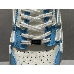 GT Amiri Skel Top low Top Sneakers Powder Blue White