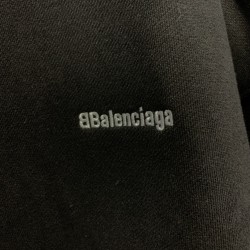 Balenciaga BB Oversized BB Logo Hoodie Black