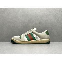 GT Gucci Screener Leather Sneaker Off White