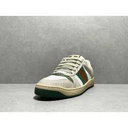 GT Gucci Screener Leather Sneaker Off White