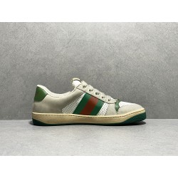 GT Gucci Screener Leather Sneaker Off White