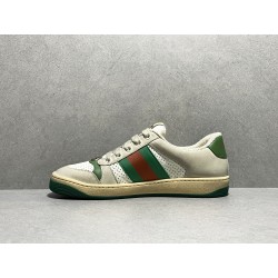 GT Gucci Screener Leather Sneaker Off White