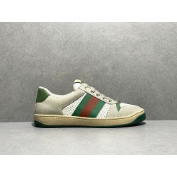 GT Gucci Screener Leather Sneaker Off White