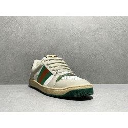 GT Gucci Screener Leather Sneaker Off White