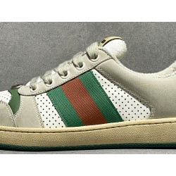 GT Gucci Screener Leather Sneaker Off White