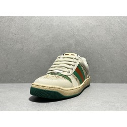 GT Gucci Screener Leather Sneaker GG Canvas
