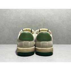 GT Gucci Screener Leather Sneaker GG Canvas