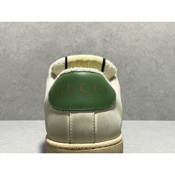 GT Gucci Screener Leather Sneaker GG Canvas