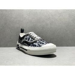 GT B23 Low Top Sneaker Black White Dior Oblique Canvas