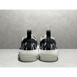 GT B23 Low Top Sneaker Black White Dior Oblique Canvas