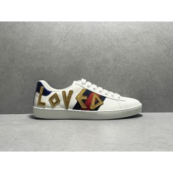 GT Gucci Ace Embroidered Love Sneaker