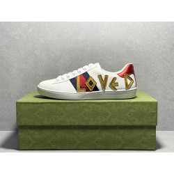 GT Gucci Ace Embroidered Love Sneaker