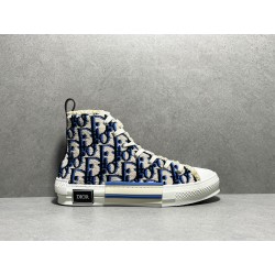 GT DIOR B23 High Beige Black Navy Tapestry High-Top Sneaker