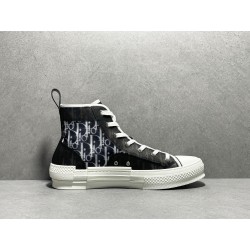 GT DIOR B23 High lack White Oblique Sneaker