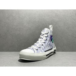 DIOR B23 High Kenny Scharf Purple Sneaker