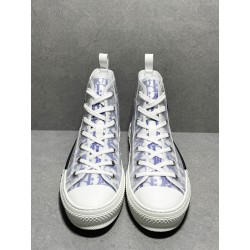 DIOR B23 High Kenny Scharf Purple Sneaker