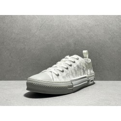 GT Dior B23 Low Top Sneaker Grey Oblique Canvas