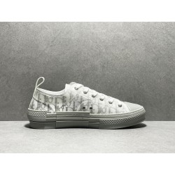 GT Dior B23 Low Top Sneaker Grey Oblique Canvas