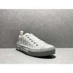 GT Dior B23 Low Top Sneaker Grey Oblique Canvas