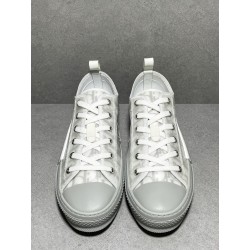 GT Dior B23 Low Top Sneaker Grey Oblique Canvas