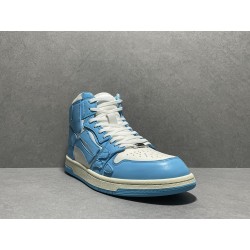 GT Amiri Skel High low Top Sneakers Powder Blue UNC