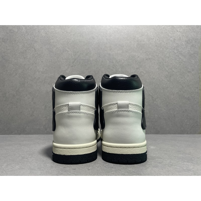 GT Amiri Skel High Top Sneakers White Black