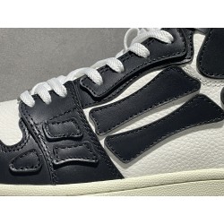 GT Amiri Skel High Top Sneakers Black White