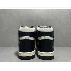 GT Amiri Skel High Top Sneakers Black White