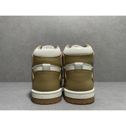 GT Amiri Skel High Top Sneakers Tan