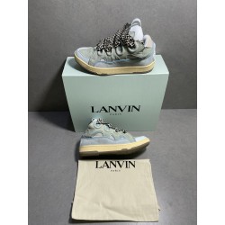 GT Lanvin Leather Curb Light Blue