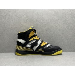 GT Gucci Basket Black Yellow Demetra Sneaker