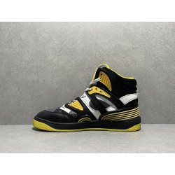 GT Gucci Basket Black Yellow Demetra Sneaker