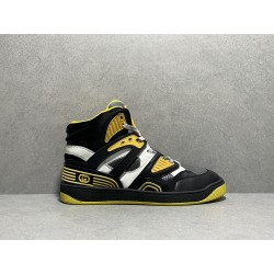 GT Gucci Basket Black Yellow Demetra Sneaker