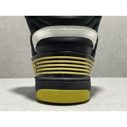 GT Gucci Basket Black Yellow Demetra Sneaker