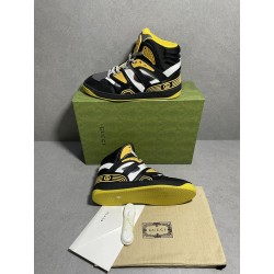 GT Gucci Basket Black Yellow Demetra Sneaker