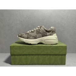 GT Gucci 100 GG Canvas Rhyton Sneaker ‎