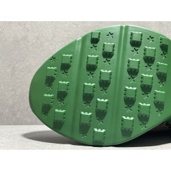 GT Gucci 100 GG Canvas Rhyton Green Sneaker  ‎