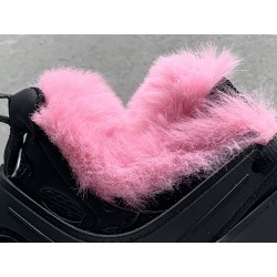 GT Balenciaga Track Fur Black and Pink