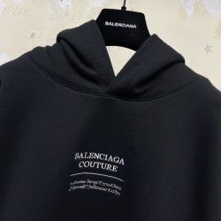 Balenciaga Couture Black Hoodie