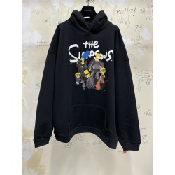 Balenciaga Simpsons Black Hoodie