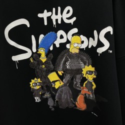 Balenciaga Simpsons Black Hoodie