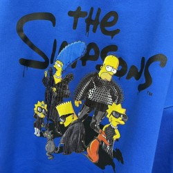 Balenciaga Simpsons Blue Hoodie