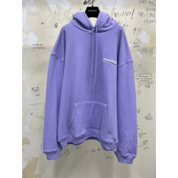 GT Balenciaga Political Campaign Hoodie Purple