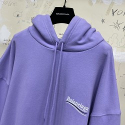 GT Balenciaga Political Campaign Hoodie Purple